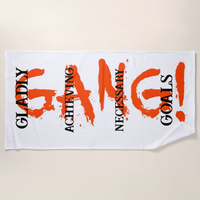 Toalla De Playa GANG! red Beach Towel (Anverso)