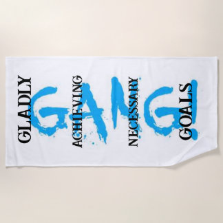 Toalla De Playa GANG! sky blue Beach Towel
