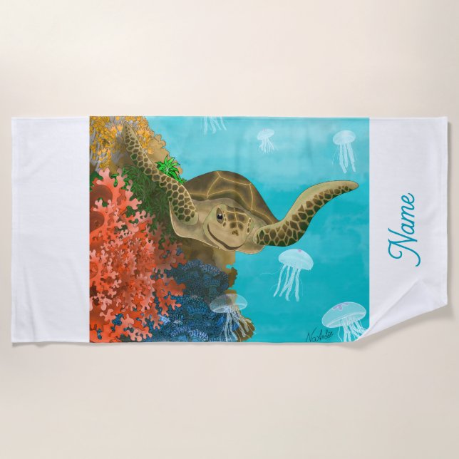 Toalla De Playa GB Beach Towel Sea Turtle (Anverso)