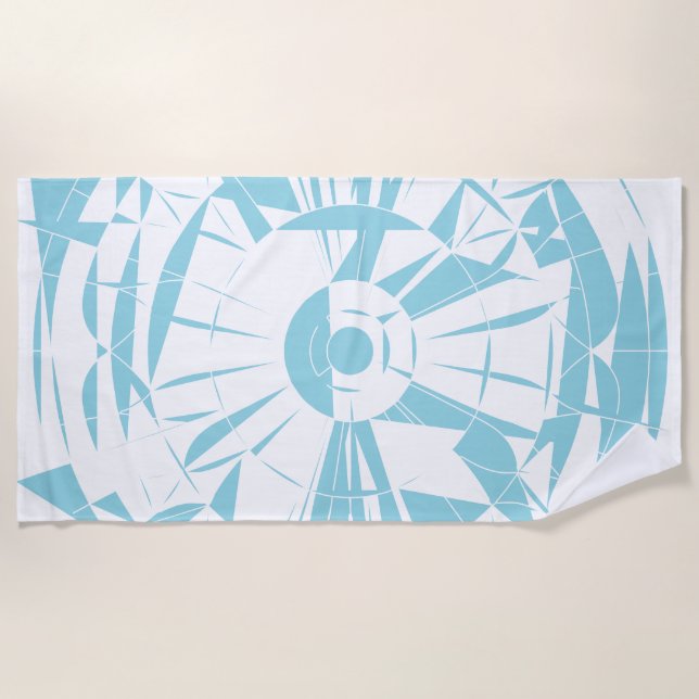 Toalla De Playa Geometric Mandala Pattern (Anverso)