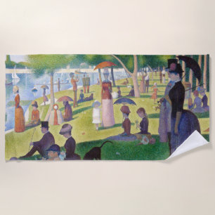 Toalla De Playa Georges Seurat - Un domingo en La Grande Jatte