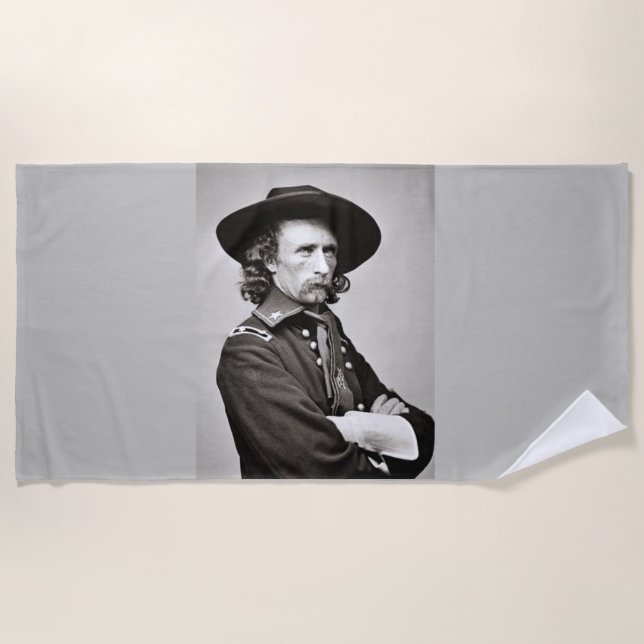 TOALLA DE PLAYA GERERAL GEORGE CUSTER (Anverso)