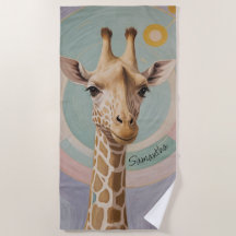 Gigante suave: Pastel Giraffe
