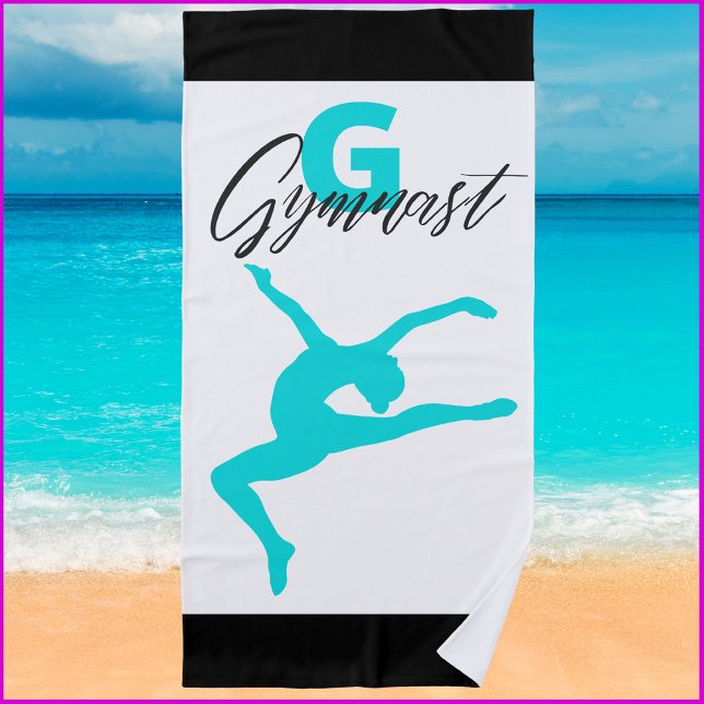 Toalla De Playa Gimnasia Monograma G es para Gymnast (Subido por el creador)