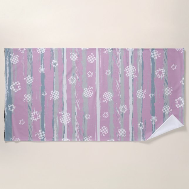 Toalla de playa – Gingham Orchard (Anverso)