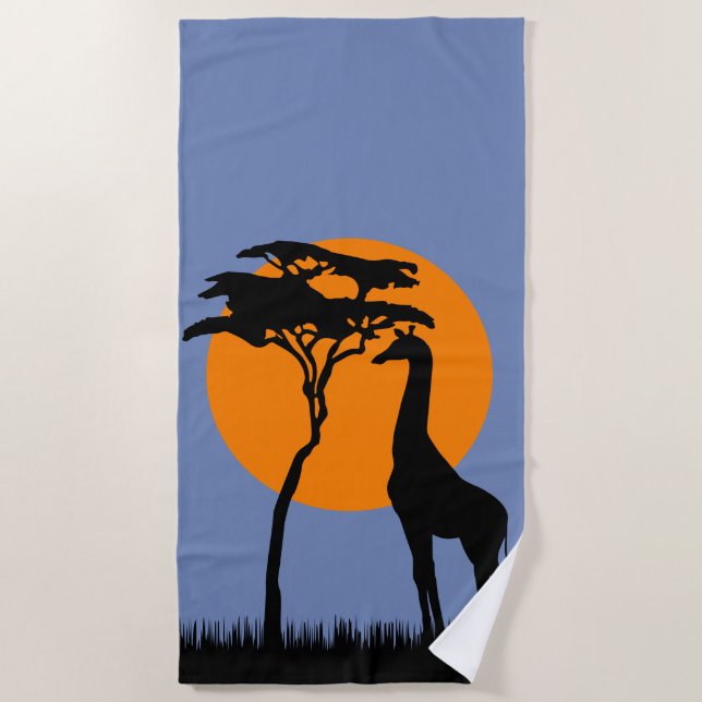 Toalla De Playa Giraffe (Anverso)