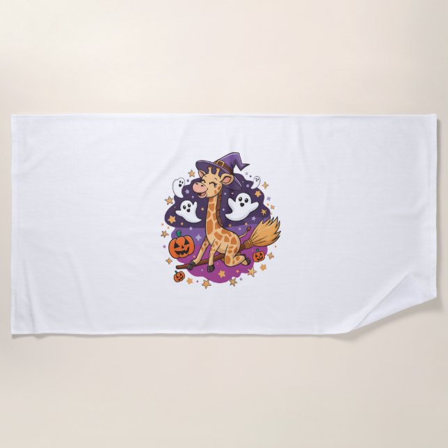 Toalla De Playa Giraffe Broomstick (Anverso)