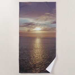 Toalla De Playa Glorioso amanecer sobre el océano