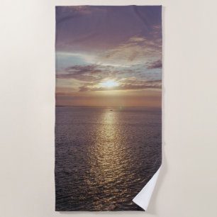 Toalla De Playa Glorioso amanecer sobre el océano