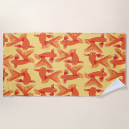Toalla de playa "Glorious Goldfish"