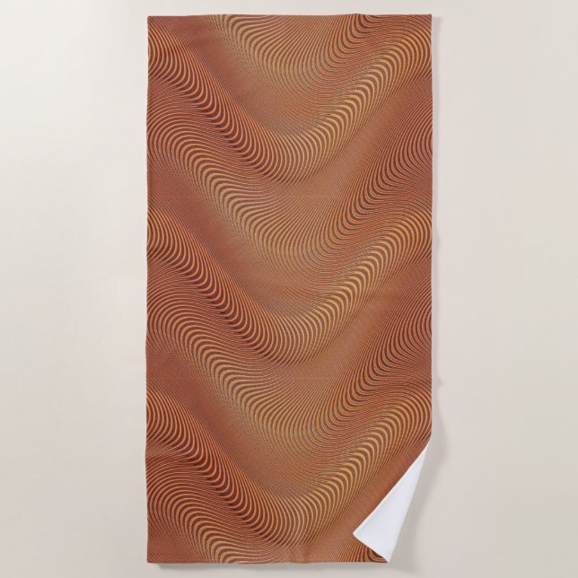 Toalla de playa Golden Waves (Anverso)