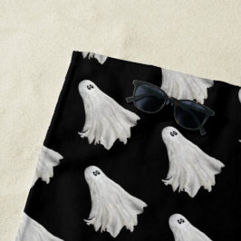 Toalla De Playa Gracioso Fantasma Del Pasado Dibujo De Halloween