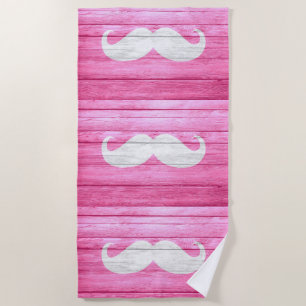 Toalla De Playa Gracioso Mustache #48