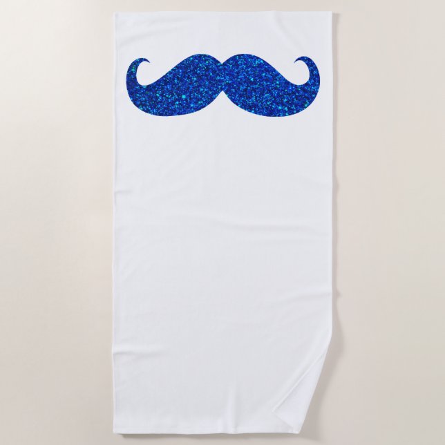 Toalla De Playa Gracioso Mustache #59 (Anverso)