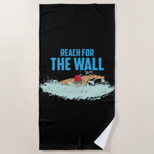 Toalla De Playa Gracioso Regalo De Natación Cotizada De Natación
