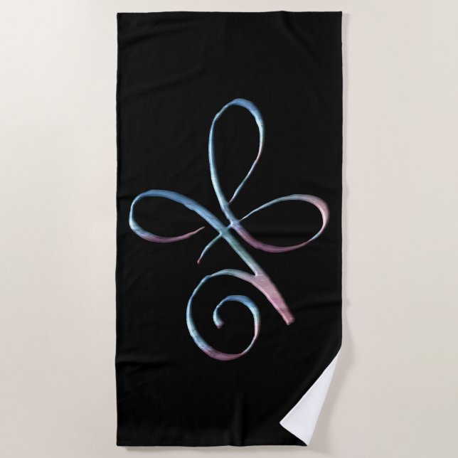 Toalla De Playa Gradient Unconditional Love (Anverso)