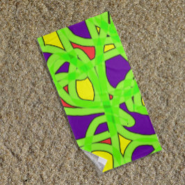 Toalla De Playa Graffiti de arte pop