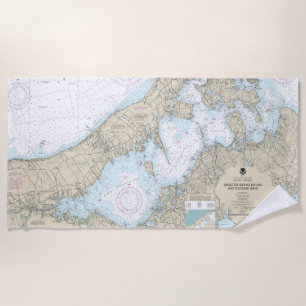 Toalla De Playa Gráfico de canales de sonido y económicos de Shelt