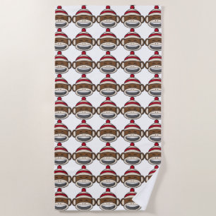 Toalla De Playa Gran Emoji de monos Sock Smile