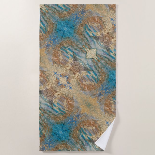 Toalla de playa grande - Estados sin tiempo (Anverso)