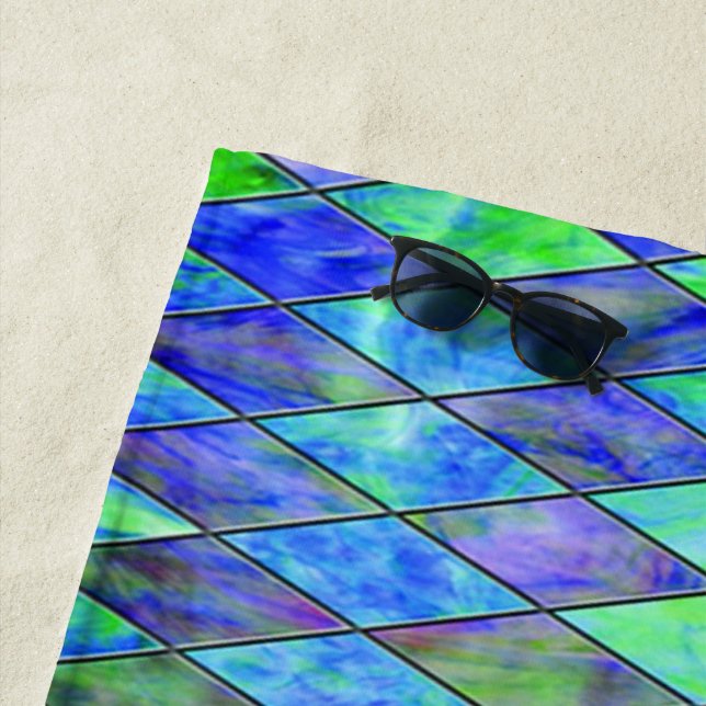 Toalla De Playa Green & Blue (In situ)