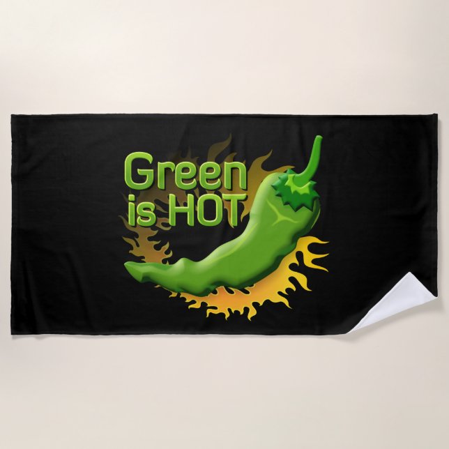 Toalla De Playa Green es HOT (Anverso)
