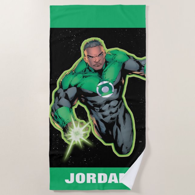 Toalla De Playa Green Lantern John Stewart (Anverso)