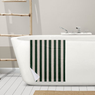 Toalla De Playa Green striped beach towel
