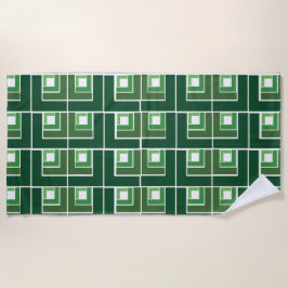 Toalla De Playa Green Topsy Turvy