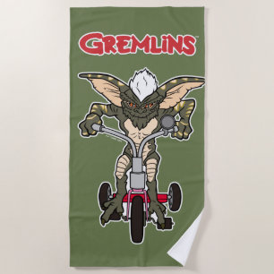 Toalla De Playa Gremlins Stripe Riding Tricycle