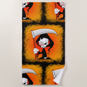 Toalla De Playa Grim Reaper Personalizado
