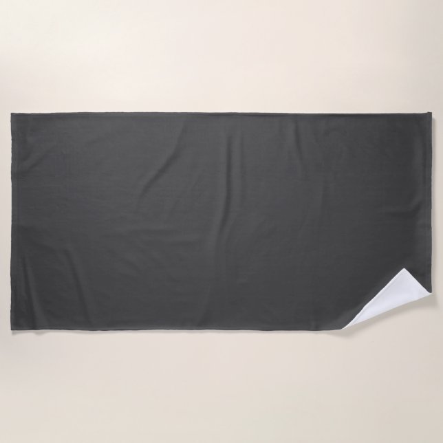 Toalla De Playa Gris oscuro #4343433, gris friar (Anverso)