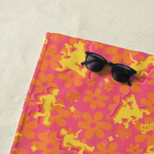 Toalla De Playa Groovy Disco Scooby-Doo Pattern