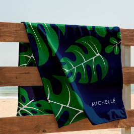 Toalla De Playa Guay Monstera deja la personalización