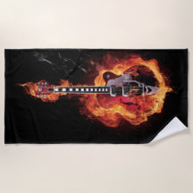 Guitarra flameada