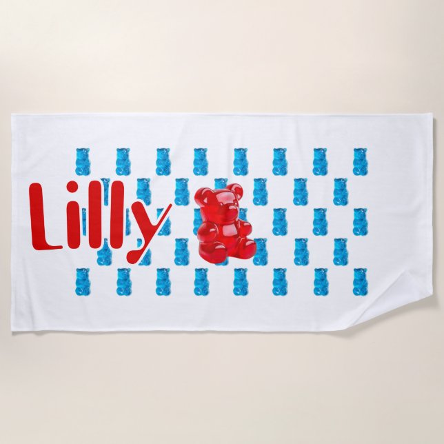 Toalla De Playa Gummy Jelly  (Anverso)