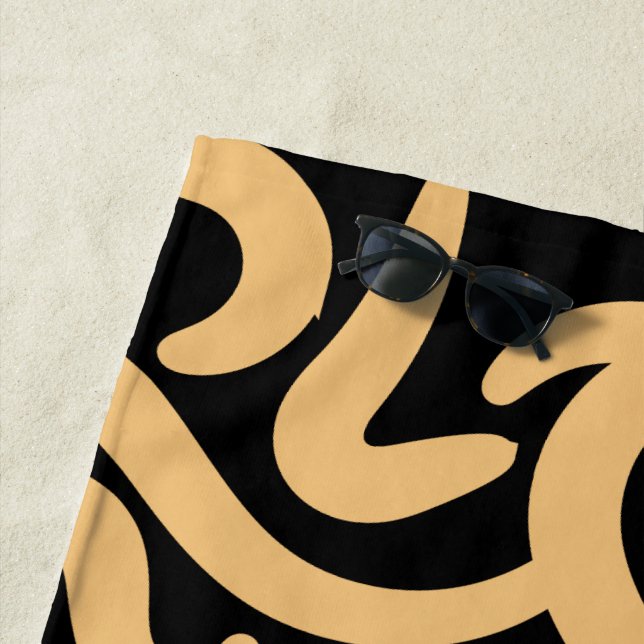 Toalla De Playa Gusano dorado (In situ)