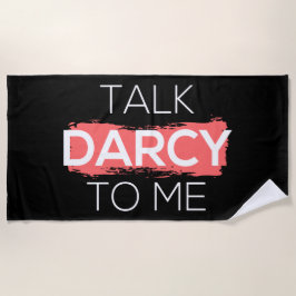 Toalla De Playa Hable Darcy Conmigo