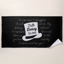 Toalla De Playa Hable Darcy Conmigo