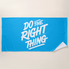 Toalla De Playa Hacer lo correcto 1