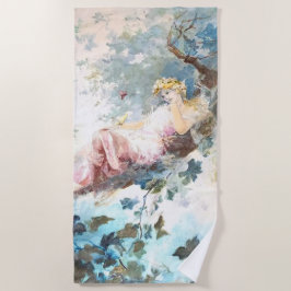 Toalla De Playa Hadas de Butterflies Floral