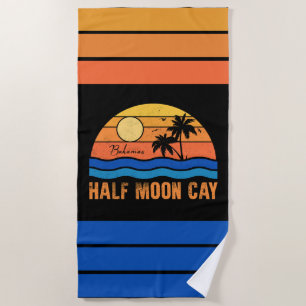 Toalla De Playa Half Moon Cay Bahamas - recuerdo de los años 80 re