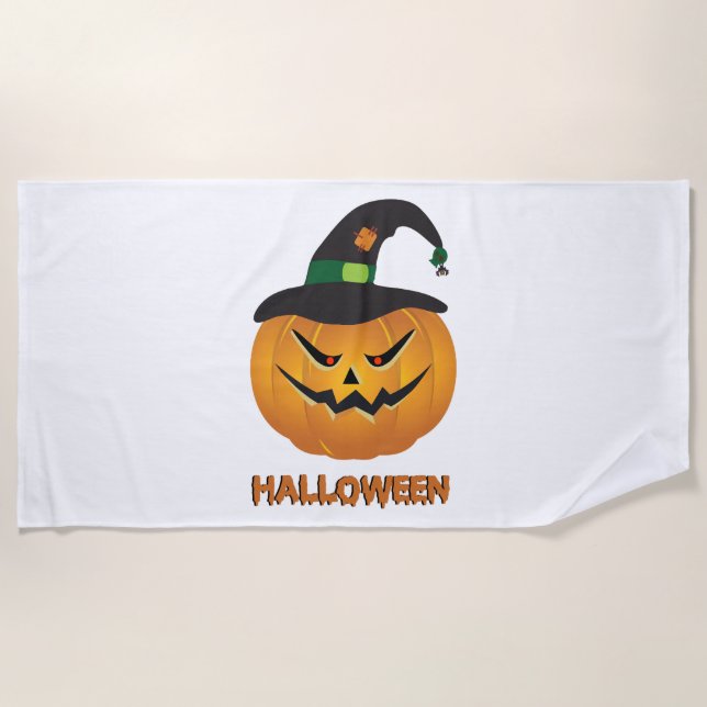 Toalla De Playa Halloween Halloween Halloween fiesta de ideas (Anverso)
