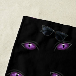Toalla De Playa Halloween, Ojos Morados, Truco o Trato, Buu