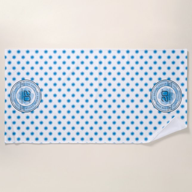 Toalla De Playa Harmony Dental 20th Anniversary Beach Towel (Anverso)