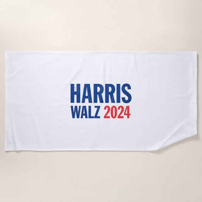 Toalla De Playa Harris Walz 2024 (Anverso)