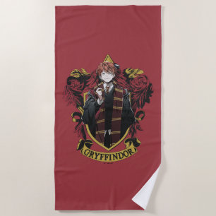Toalla De Playa HARRY POTTER™ Anime Ron Weasley House Escudo