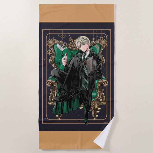 Toalla De Playa HARRY POTTER™ | Asiento de Anime Draco Malfoy (Anverso)