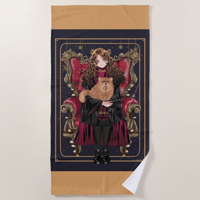 Toalla De Playa HARRY POTTER™ | Asiento de Anime Hermione Granger (Anverso)