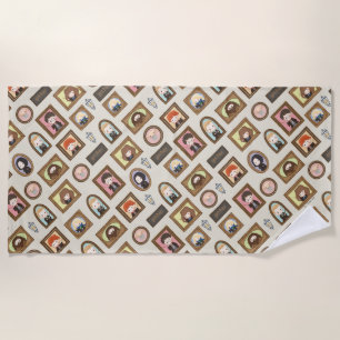 Toalla De Playa HARRY POTTER™ Chibi Picture Frame Pattern